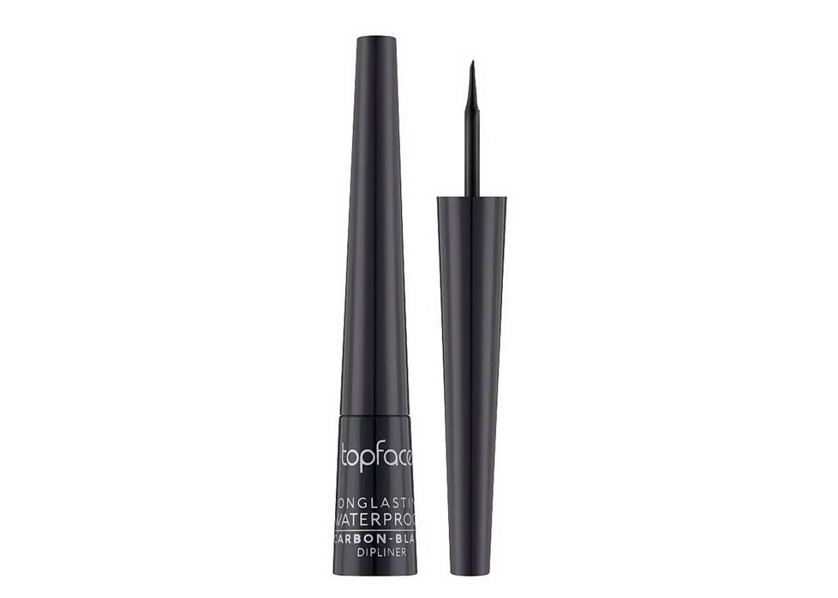 Підводка для очей водостійка TopFace Carbon Black  PT406 2,5 мл