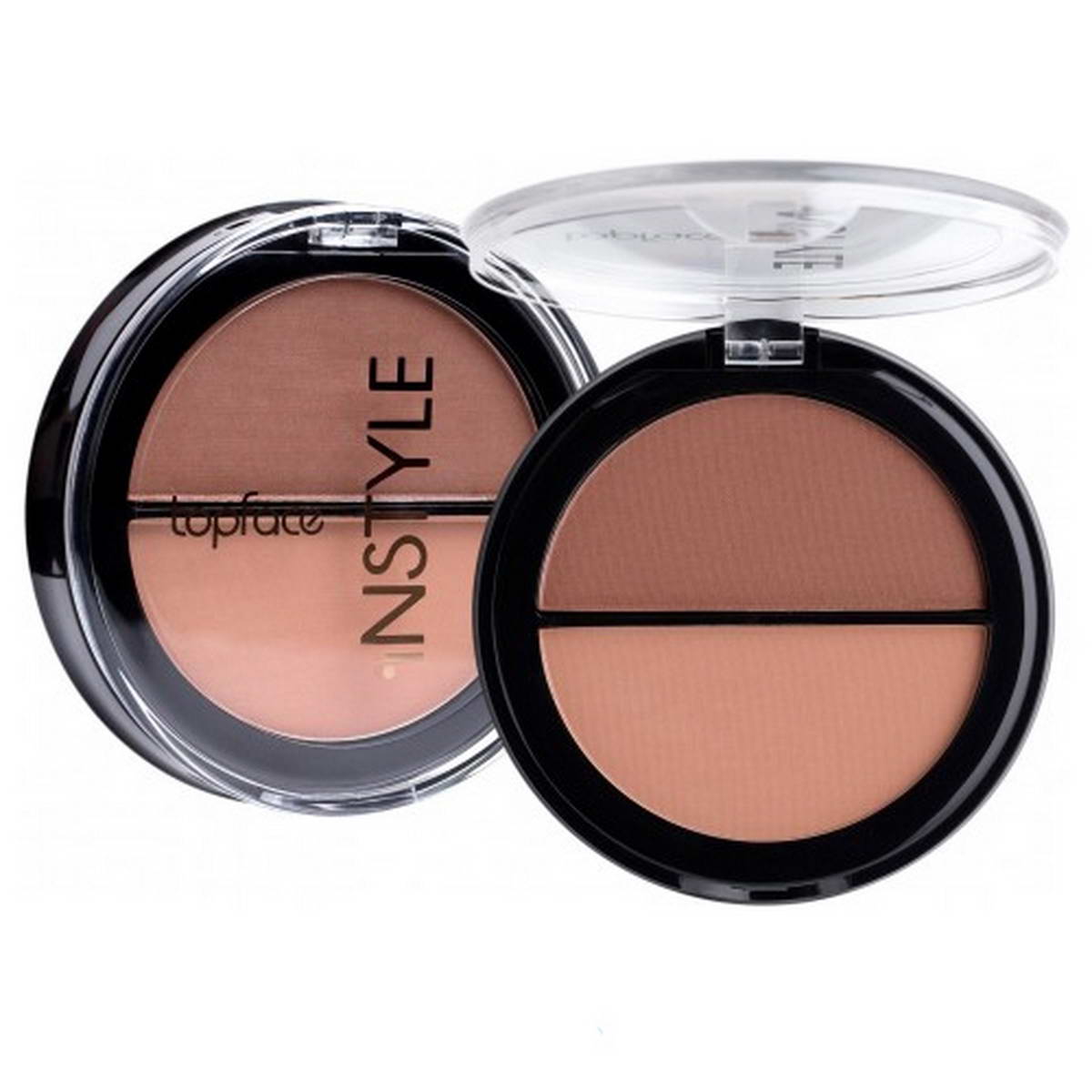 Рум'яна для обличчя TopFace Instyle Twin Blush On 2-колірні PT353 (007) 10 г