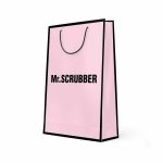 Пакет подарунковий Рожевий Mr.SCRUBBER 145x230х70 мм