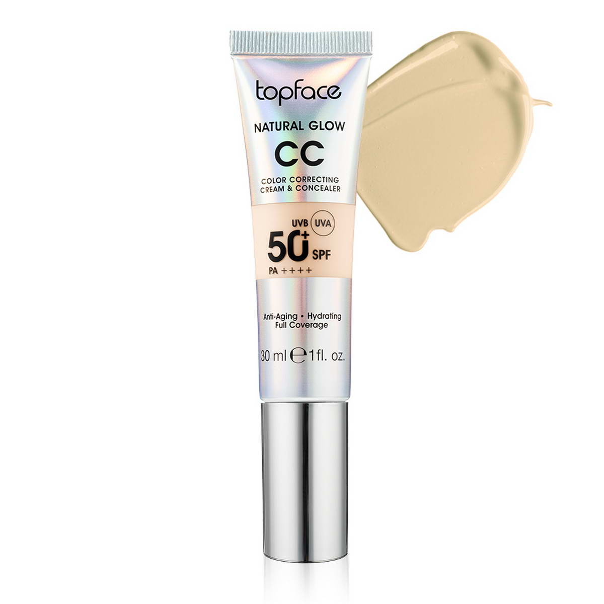 Тональний крем для обличчя TopFace Natural Glow CC Cream & Concealer PT472 (005) 30 мл