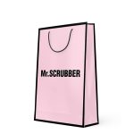 Пакет подарунковий великий Рожевий Mr.SCRUBBER 250x350х85 мм