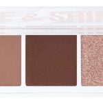 Тіні для повік Bless Beauty Matte & Shimmer 5 відтінків № 02 (Sand)