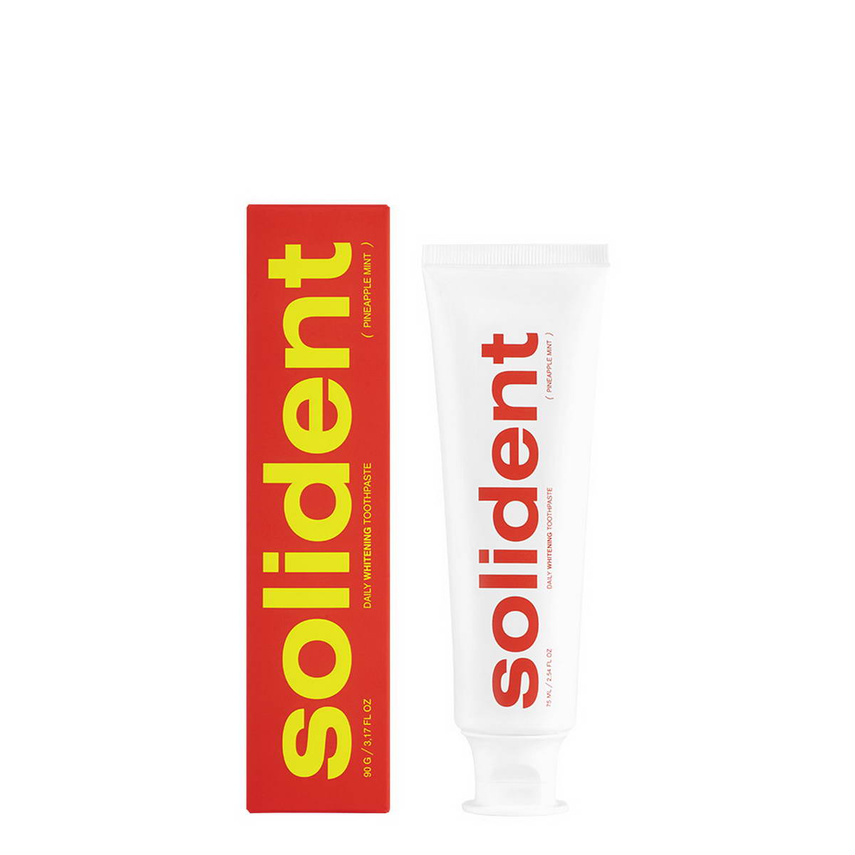 Зубна паста відбілювальна ананас-м'ята Solident Pineapple mint 90 г