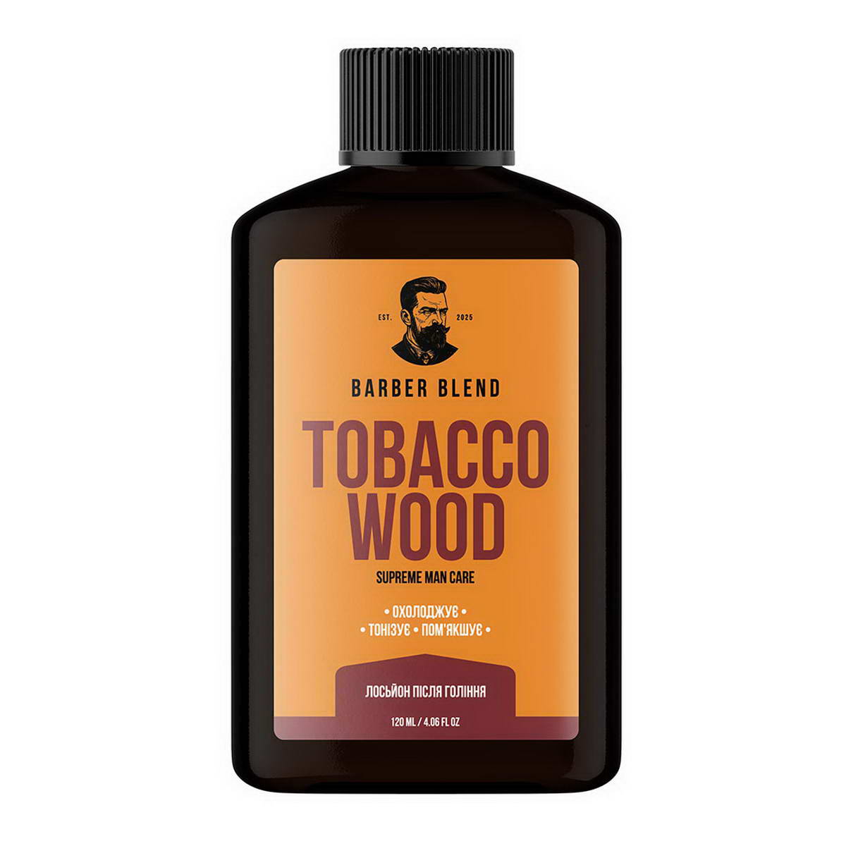 Лосьйон після гоління освіжаючий Barber Blend Tobacco Wood 120 мл