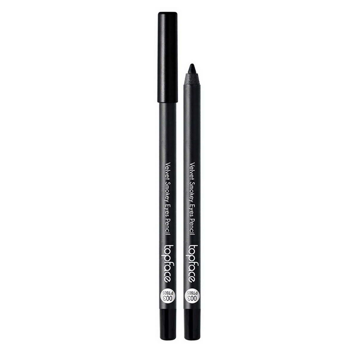 Олівець для очей TopFace Velvet Smoky Eyes PT605 (003 Black)